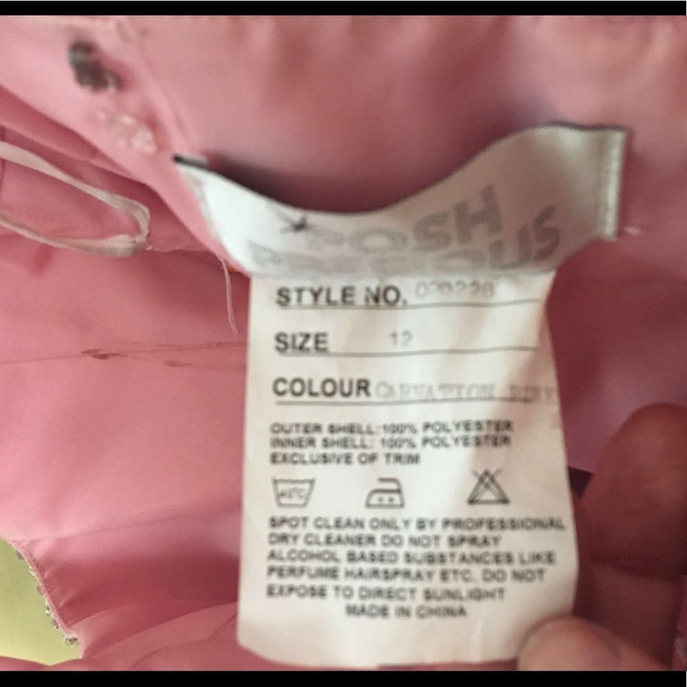 Pink Quincenera Dress or Ball Gown Size 10 - Picture 4 of 5